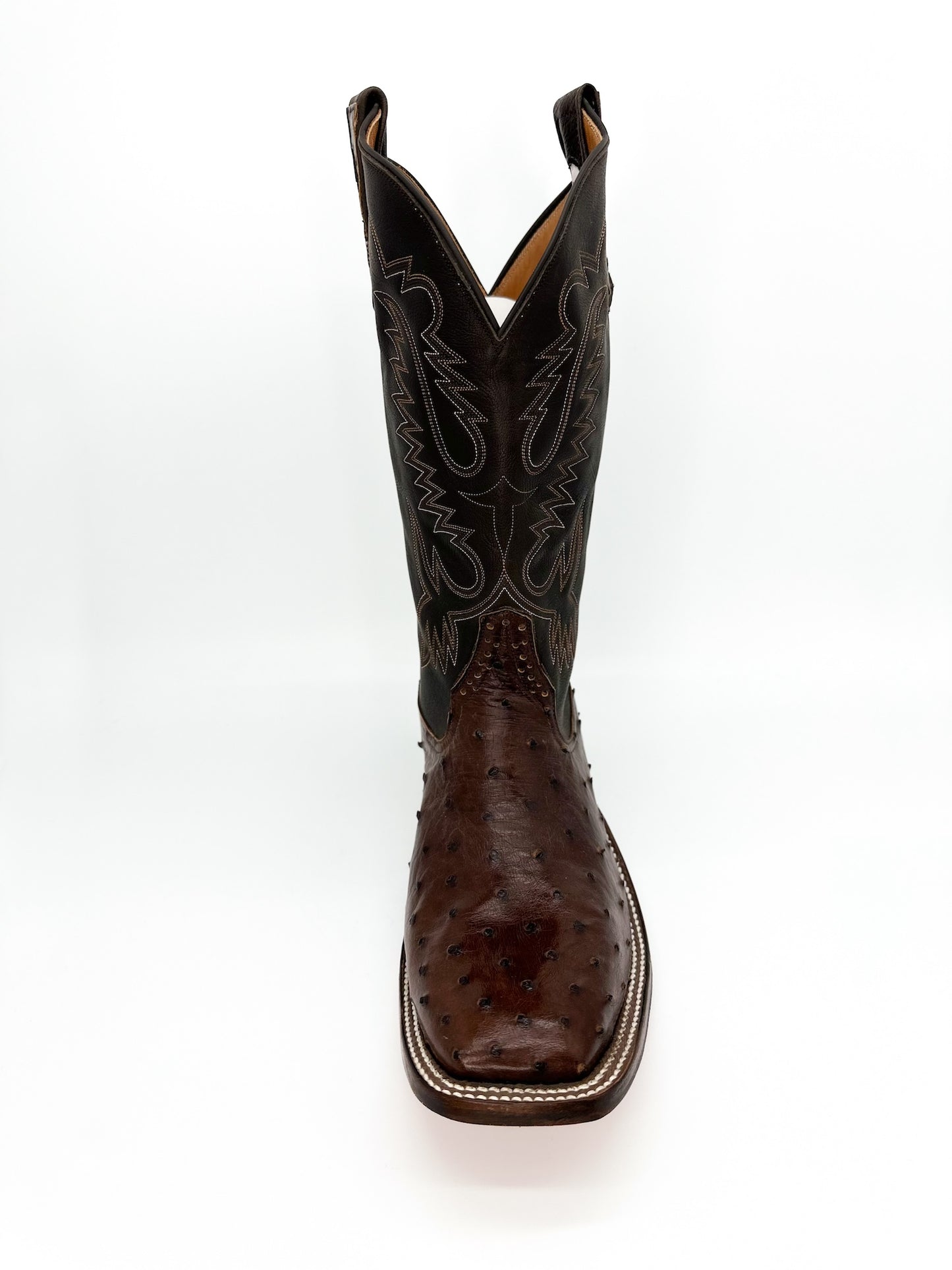 Rios of Mercedes Cafe Americano Full Quill Ostrich Boot