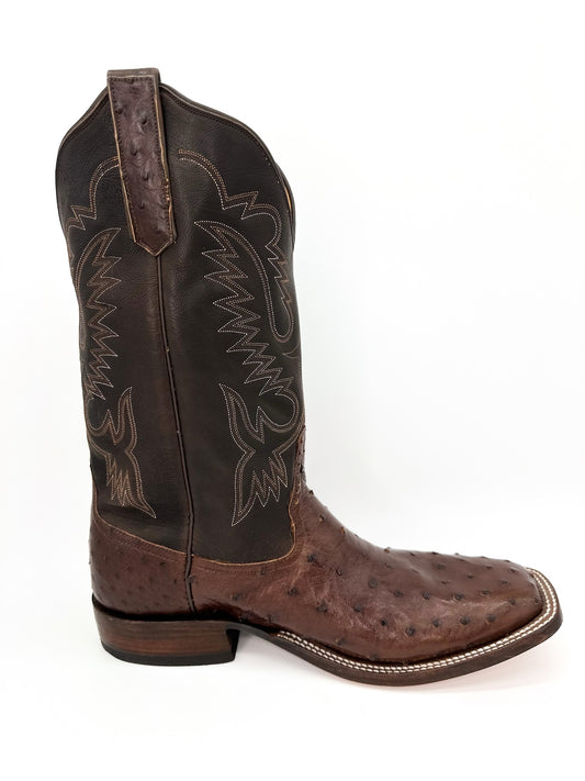 Rios of Mercedes Cafe Americano Full Quill Ostrich Boot