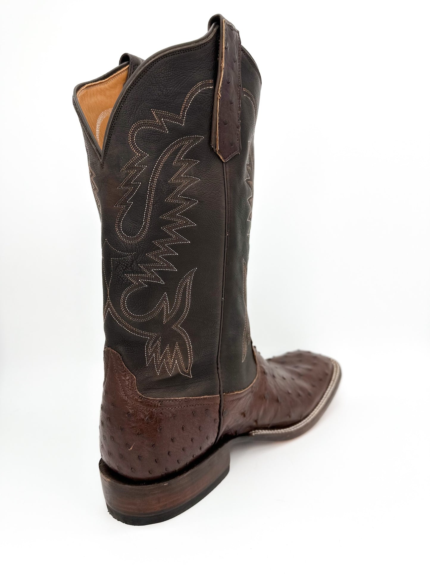 Rios of Mercedes Cafe Americano Full Quill Ostrich Boot