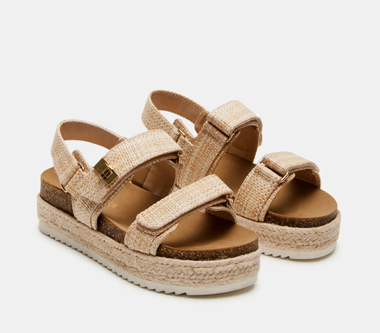 Steve Madden Kid's Bigmona Raffia Sandal