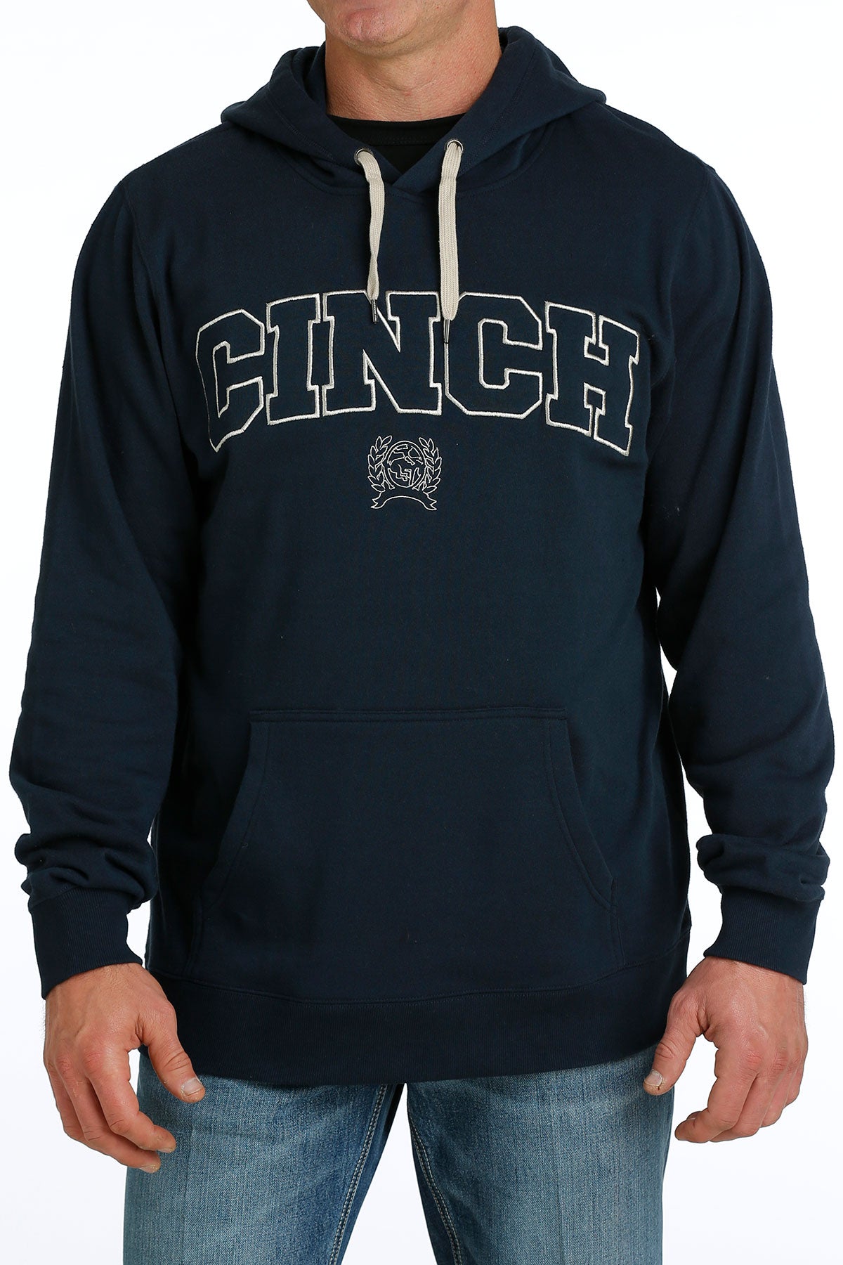 Cinch Navy Hoodie with Silver Embroidered Logo – Cowboy Headquarters