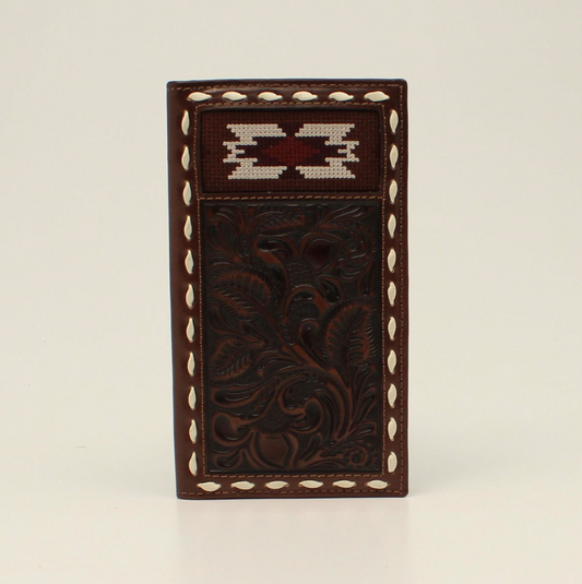 Nocona Rodeo Southwest Buck Lacing Wallet