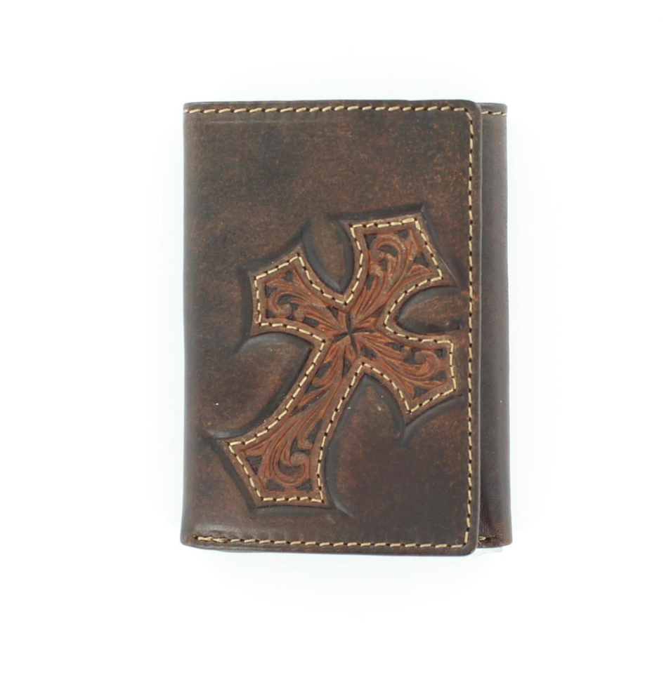 Nocona Diagonal Cross Trifold Wallet