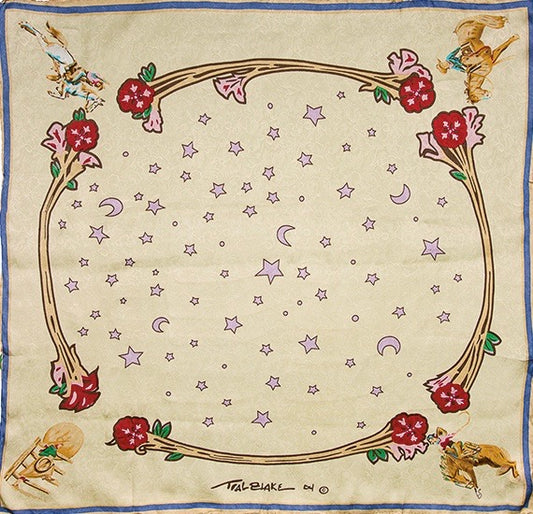 Ivory Rodeo Girls Limited Edition Silk Scarf