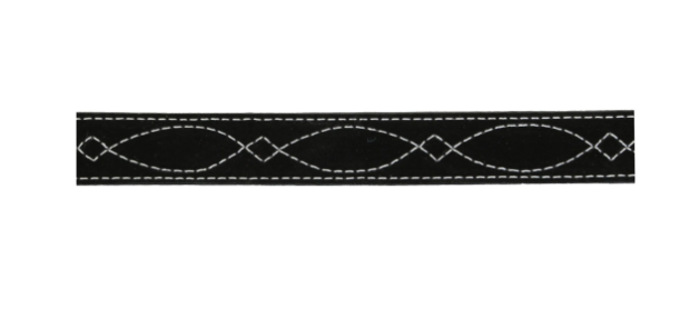 DJ Black Suede Belt