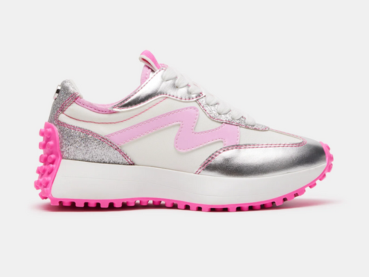 Pink Multi Colored Kids Camp Shoe