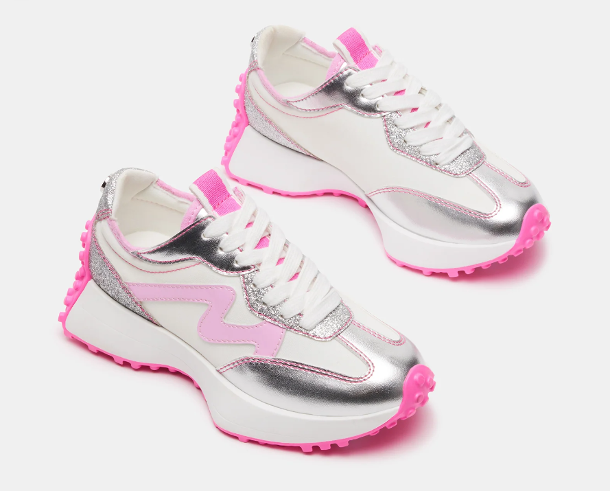 Pink Multi Colored Kids Camp Shoe