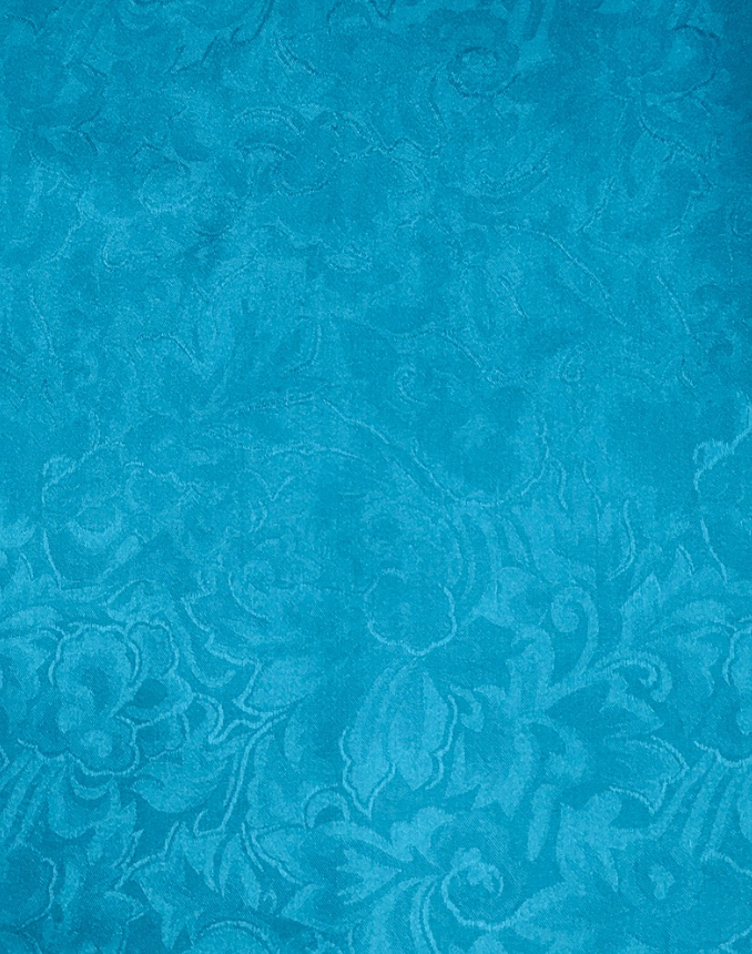 Jacquard Aqua Silk Scarf