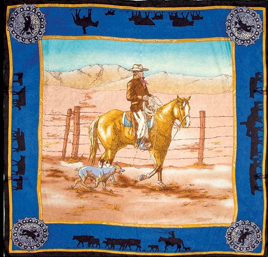 Ltd Anniversary Royal Silk Scarf