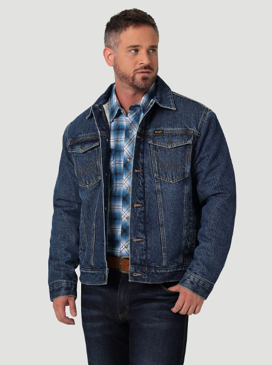 Retro Sherpa Lined Jacket – Cowboy Headquarters