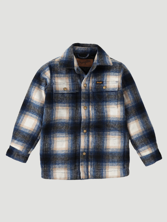 Boys Flannel Shirt Jacket