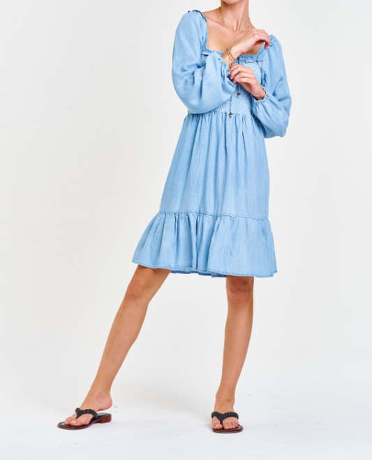 Dear John Zenya Dress Carolina Blue XS