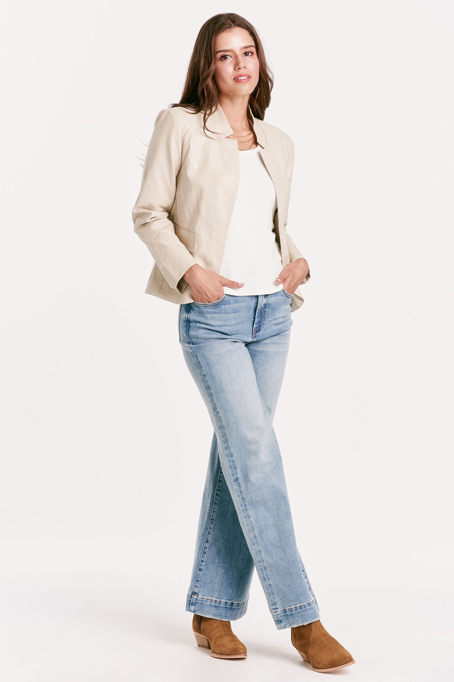 Another Love Bone Trinity Vegan Leather Blazer