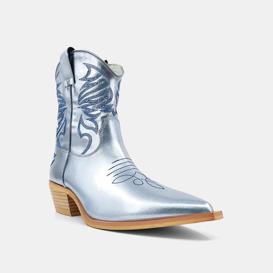 Shu Shop Zen Metallic Slate Blue Boot