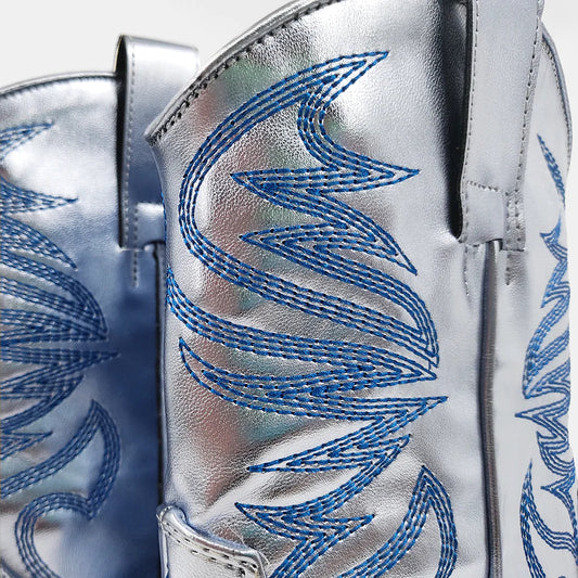 Shu Shop Zen Metallic Slate Blue Boot