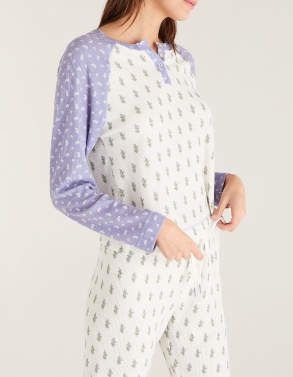 Z Supply Harmony Foulard Long Sleeve Top