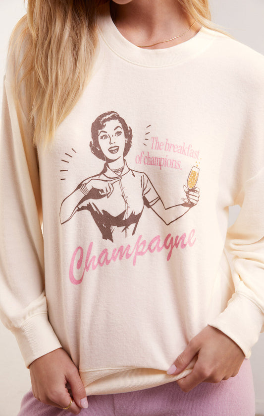 Z Supply Champagne Sweatshirt