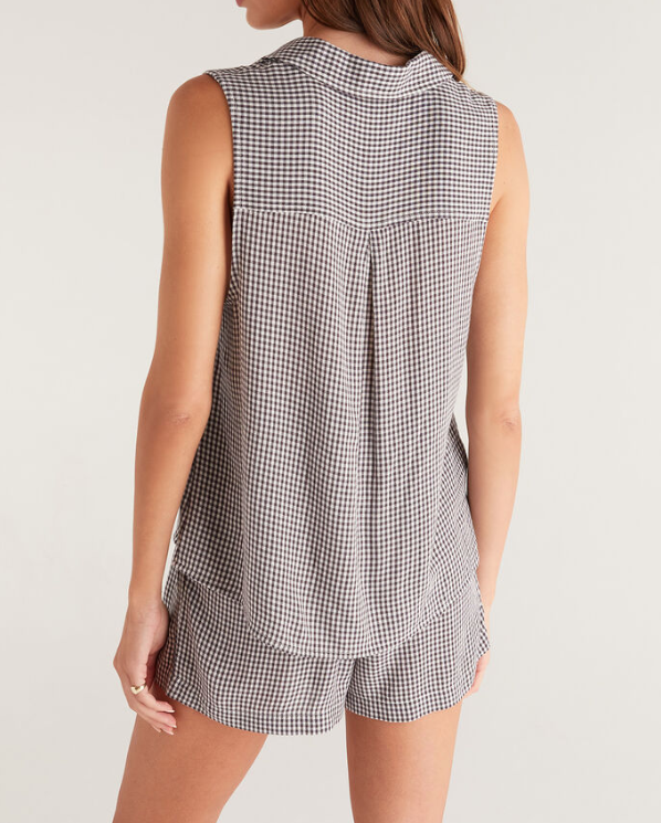 Z Supply Harper Gingham Top