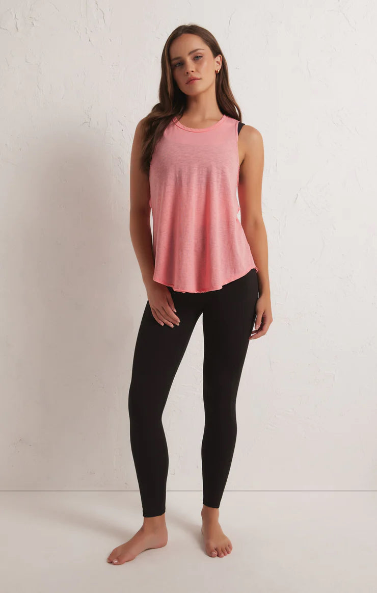 Z Supply Feel the Breeze Tank in Melon Pop