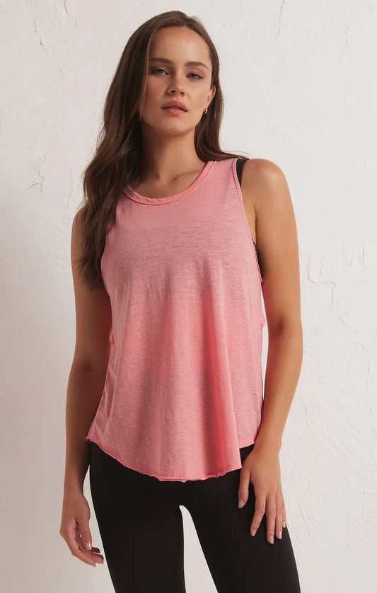 Z Supply Feel the Breeze Tank in Melon Pop