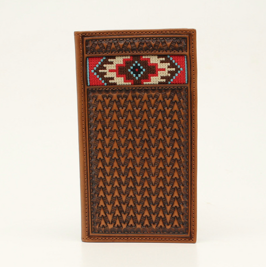 Ariat Rodeo Multi Embroidered Inlay Wallet