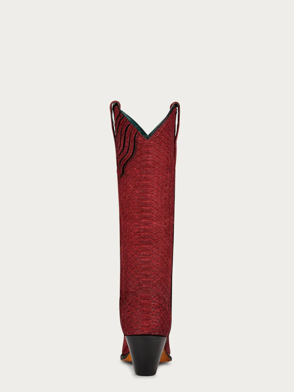 Corral Boots Red Full Python Exotic Boot