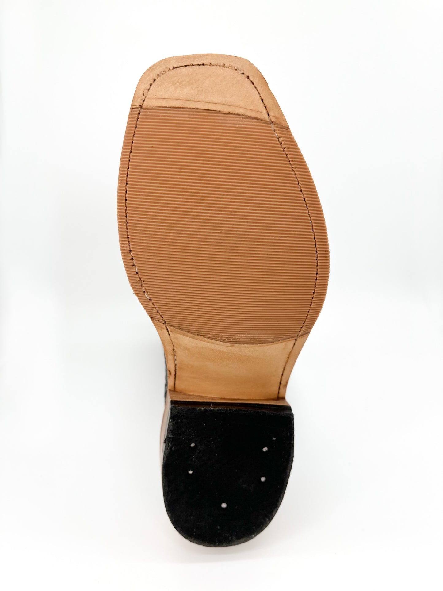 Anderson Bean Black Lux Hornback Caiman Boot
