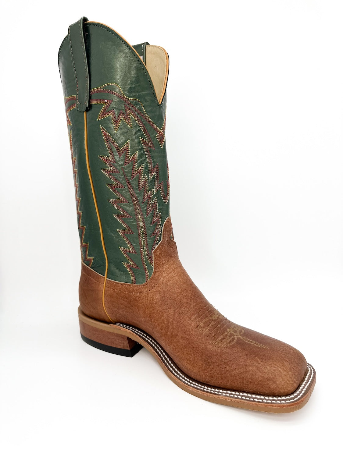 Anderson Bean Gonzales Cognac Twister Green Boot