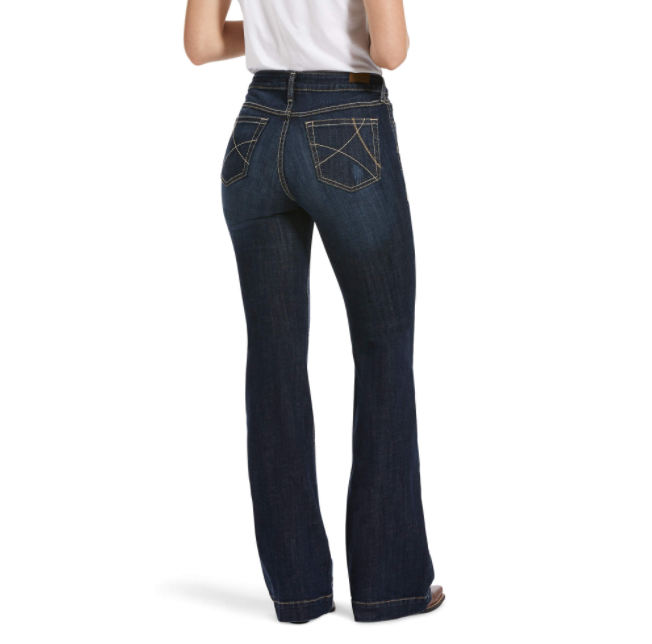 Ariat Ella Rascal Highrise Wide Leg Slim Trouser Jean