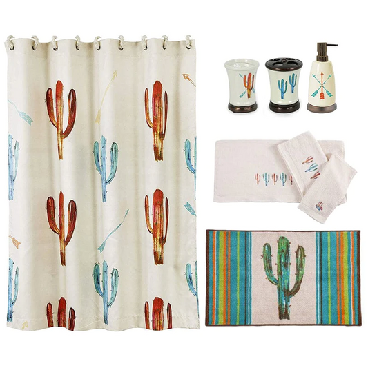 Cactus 8 PC Bathroom Set