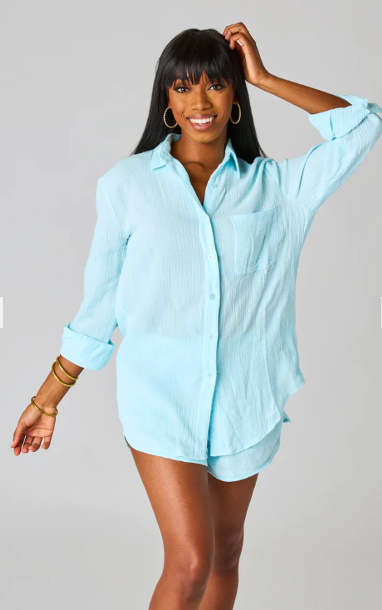 BUDDY LOVE ELLEN OUTFIT SEET- AQUA Agua XS