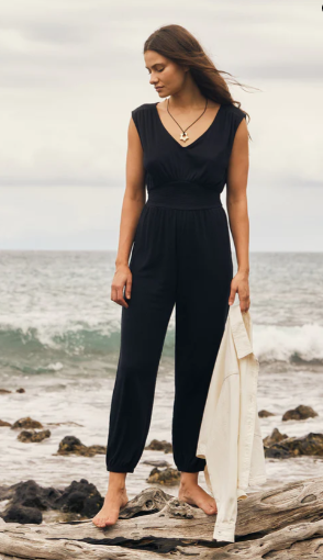 【OUAT】008  Knit ブラック Z Supply Indy Knit Jumpsuit Black – Cowboy Headquarters