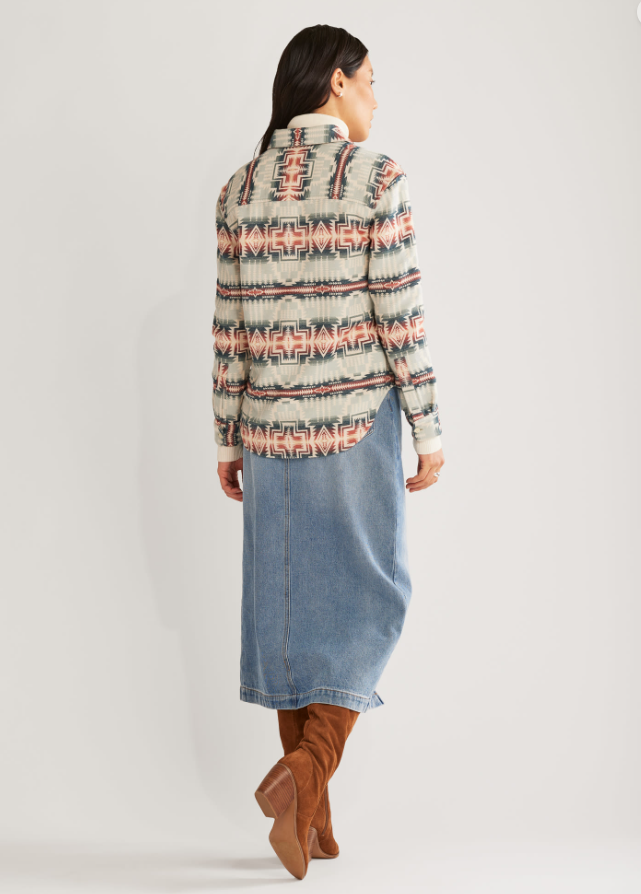 Pendletopn Long Beach Chamois Shirt Harding Blue