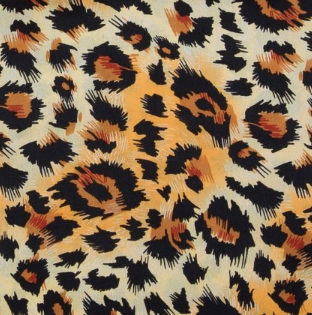 Cheetah Charmeuse Silk Scarf