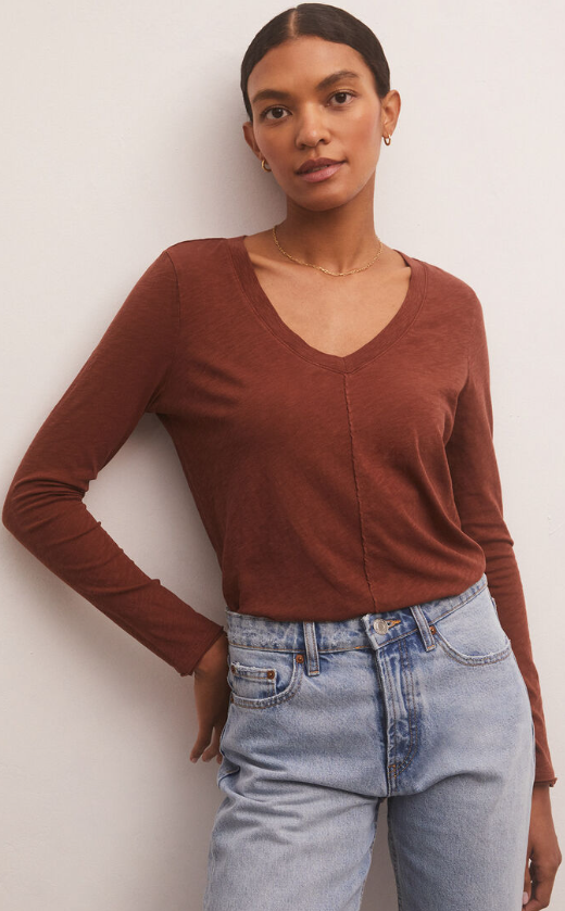 Z Supply Dream Slub Long Sleeve Tee