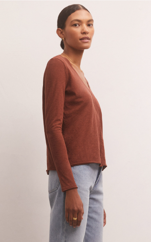 Z Supply Dream Slub Long Sleeve Tee