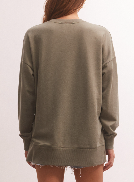 Z Supply V-Neck Weekender Evergreen