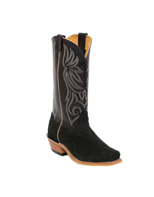 Black Victoria Roughout W/ Black Boot