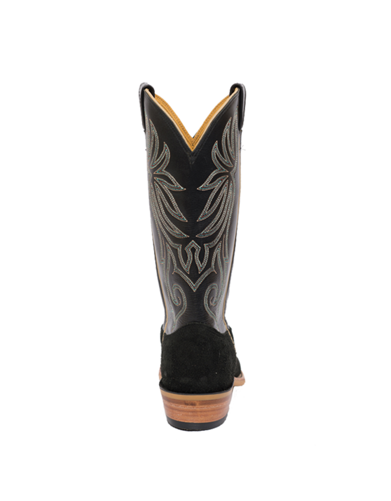 Black Victoria Roughout W/ Black Boot