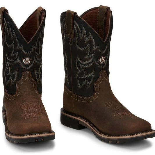 Justin Fireman 11" Waterproof Western Boot