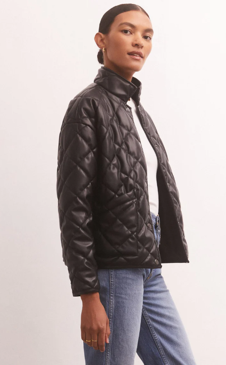 Z Supply Heritage Faux Leather Jacket