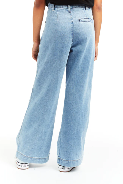 High Rise Pleated Wide Leg