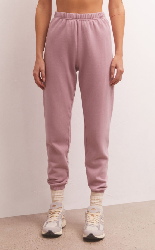 Z Supply Classic Gym Jogger Shadow Mauve