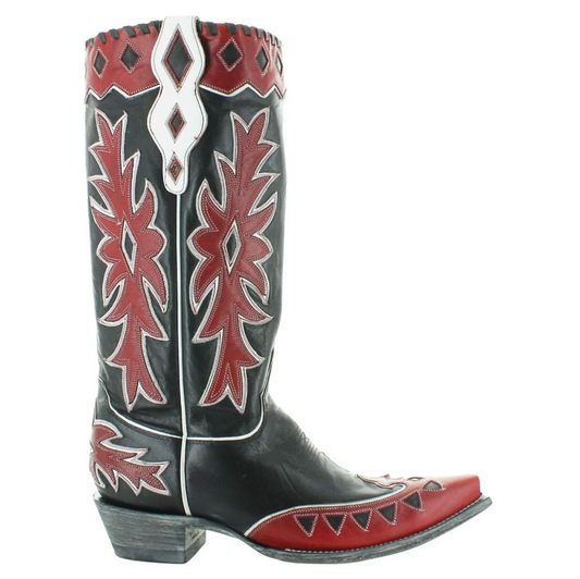 Old Gringo Miles City Black & Red Boot