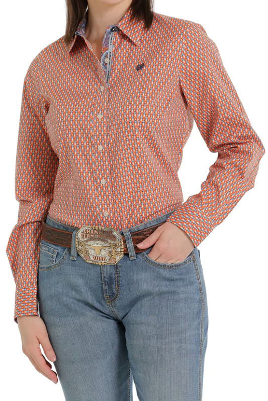 Cinch Women's Long Sleeve Western Button Down Shirt