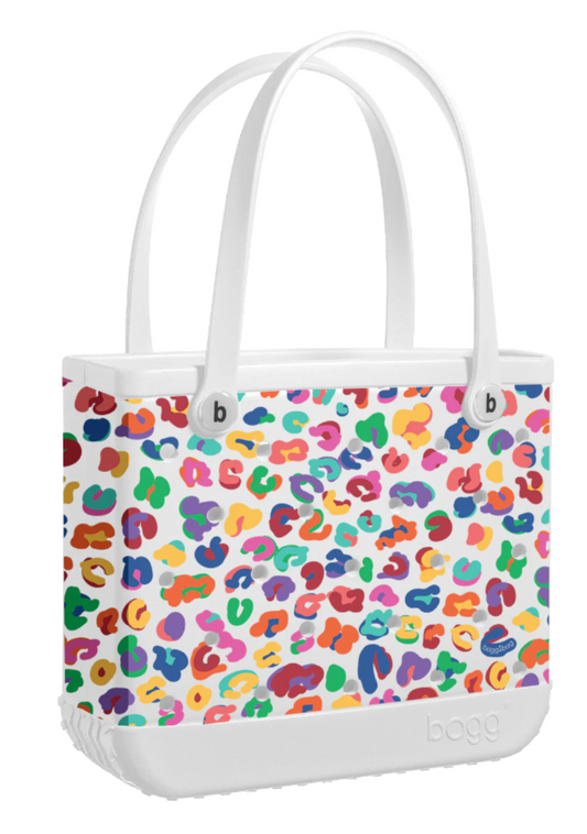 Multi Leopard Baby Bogg Bag