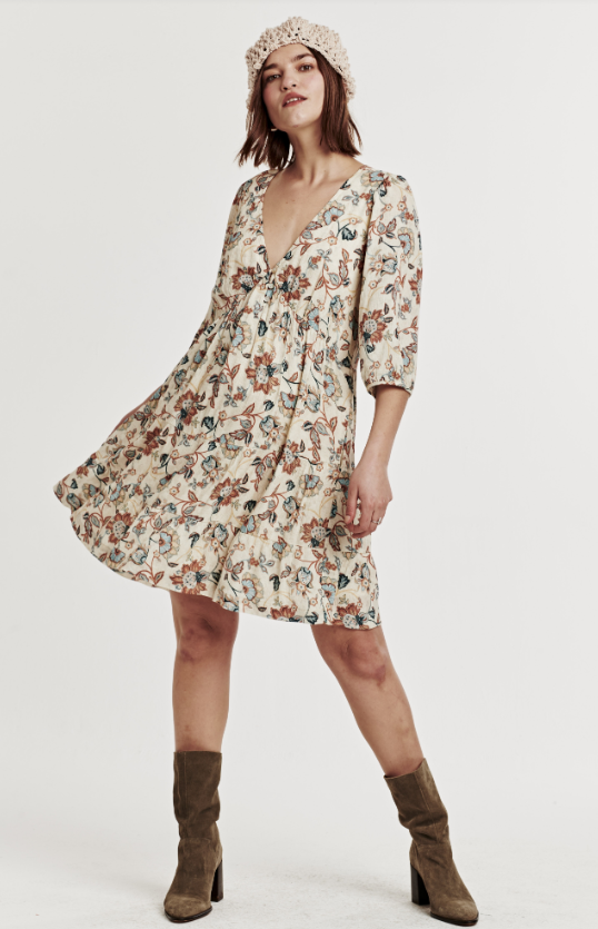 Dear John Neutral Bloom Paloma Dress