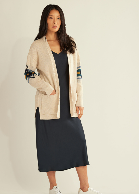 Pendleton Sierra Springs Cardigan Parchment Multi Cowboy Headquarters