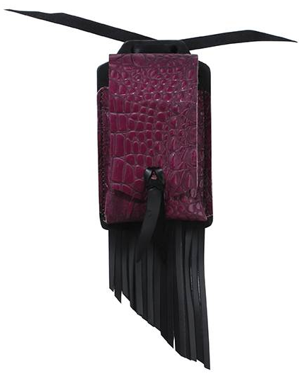 Purple Fringe Leather Phone Case