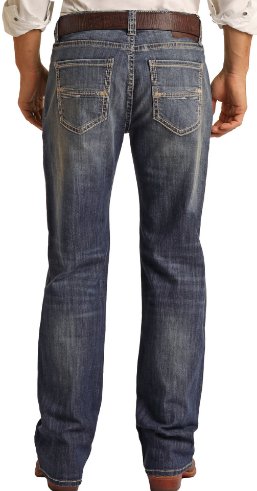 Rock & Roll Reflex Relaxed Fit Stretch Straight Bootcut Jean